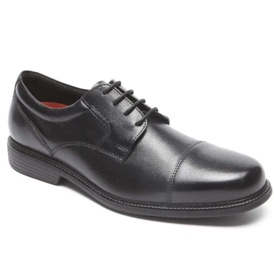 Outlet Rockport Men'S Charles Road Cap Toe Oxford Black