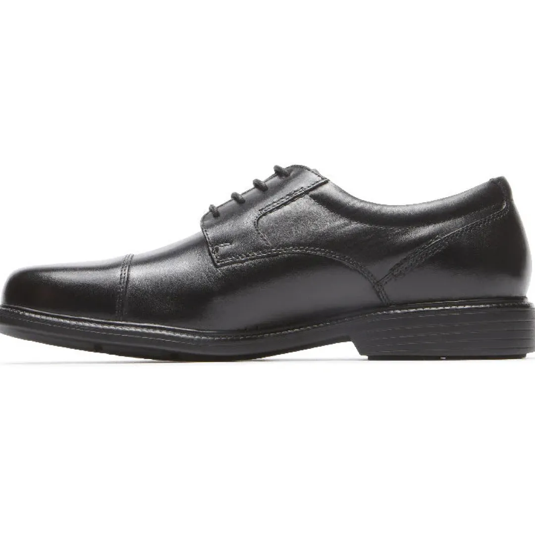 Outlet Rockport Men'S Charles Road Cap Toe Oxford Black