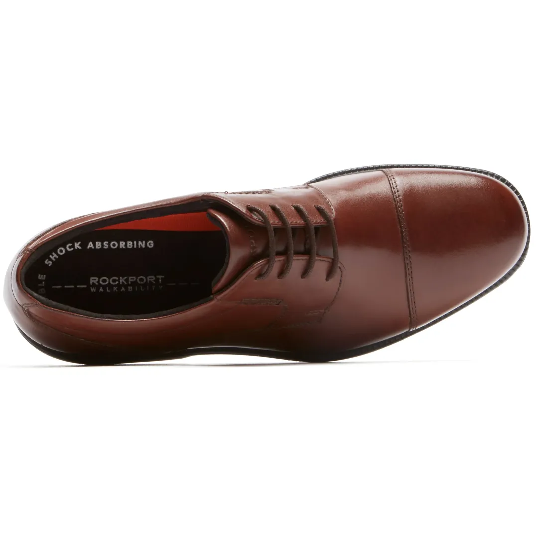 Hot Rockport Men'S Charles Road Cap Toe Oxford Tan