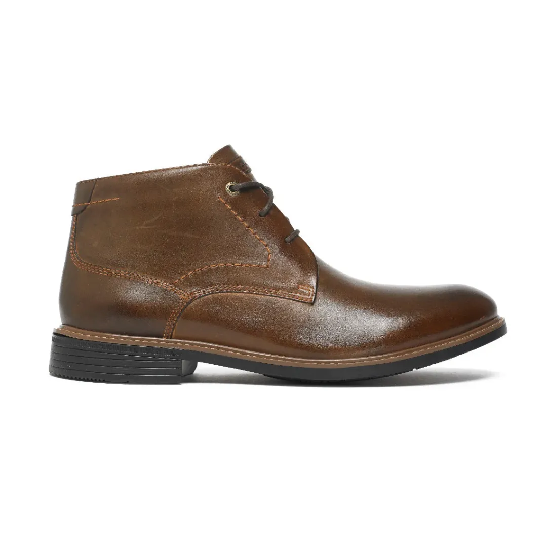 Hot Rockport Men'S Classic Break Chukka Boot Dark Brown Leather