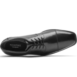 Best Rockport Men'S Dressports Work Cap Toe Oxford Black