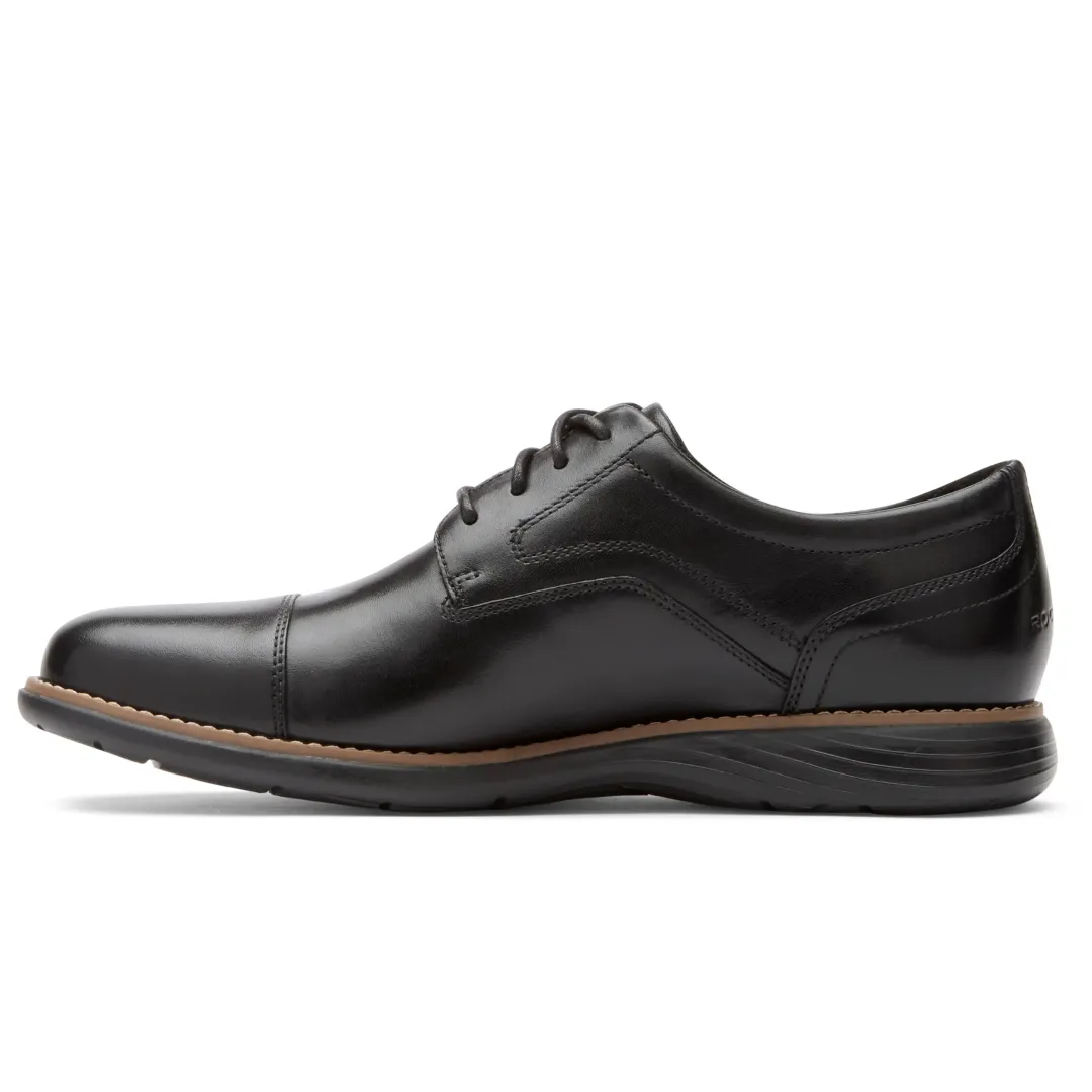 Clearance Rockport Men'S Garett Cap Toe Oxford Black 2
