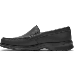 Online Rockport Men'S Palmer Venetian Loafer Black Tumbled