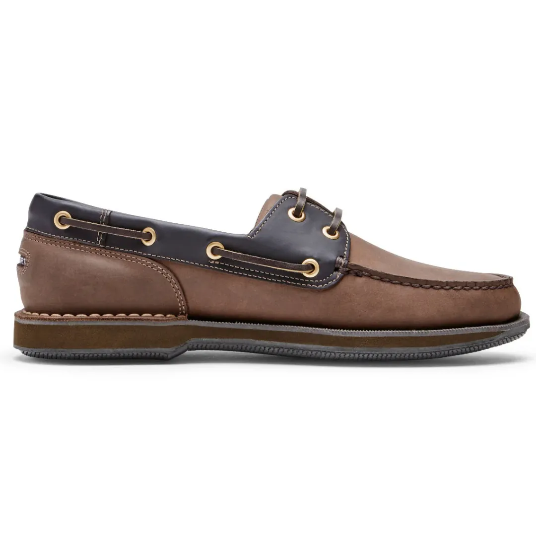 Outlet Rockport Men'S Perth Boat Shoe Chocolate/Bark