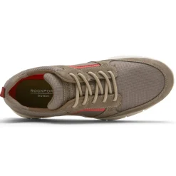 New Rockport Men'S Primetime Casual Mudguard Sneaker Breen Mesh Leather