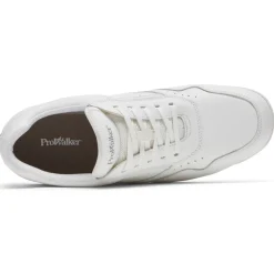 Sale Rockport Men'S Prowalker 7100 Plus Lace-Up Active Shoe White Leather