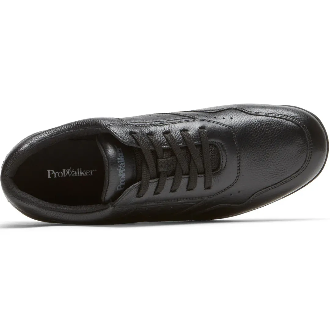 Clearance Rockport Men'S Prowalker 7100 Plus Lace-Up Active Shoe Triple Black Lea