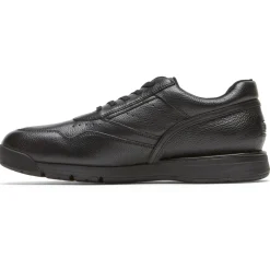 Clearance Rockport Men'S Prowalker 7100 Plus Lace-Up Active Shoe Triple Black Lea