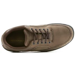 Best Rockport Men'S Ridgefield Eureka Lace-Up Chocolate Nubuck