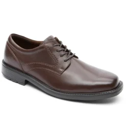 Fashion Rockport Men'S Style Leader 2 Plain Toe Oxford Dark Brown