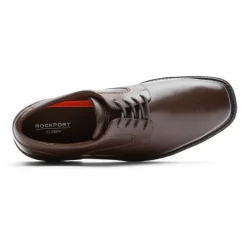 Fashion Rockport Men'S Style Leader 2 Plain Toe Oxford Dark Brown