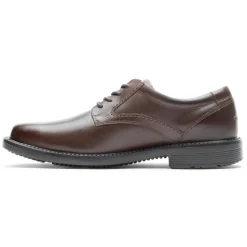 Fashion Rockport Men'S Style Leader 2 Plain Toe Oxford Dark Brown