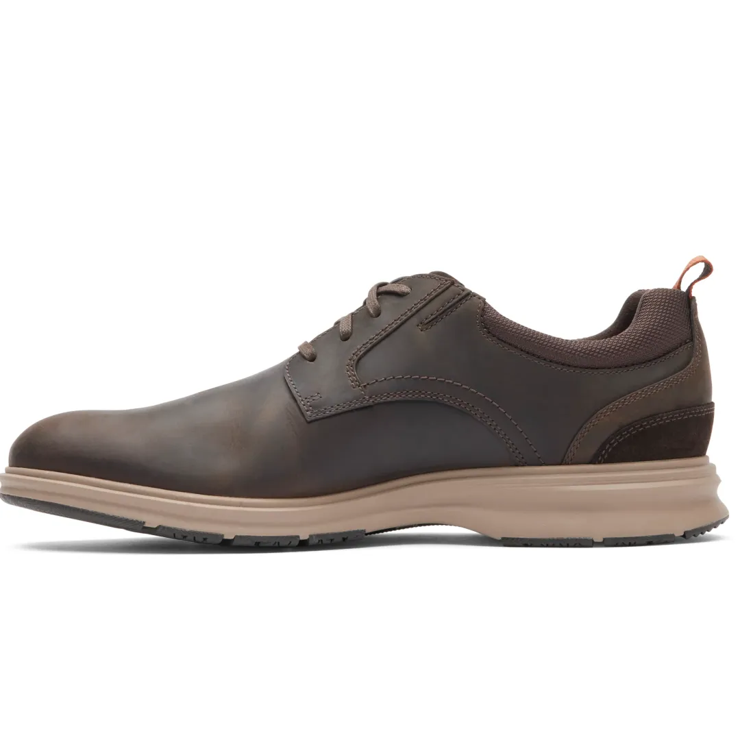 New Rockport Men'S Total Motion City Plain Toe Oxford Brown