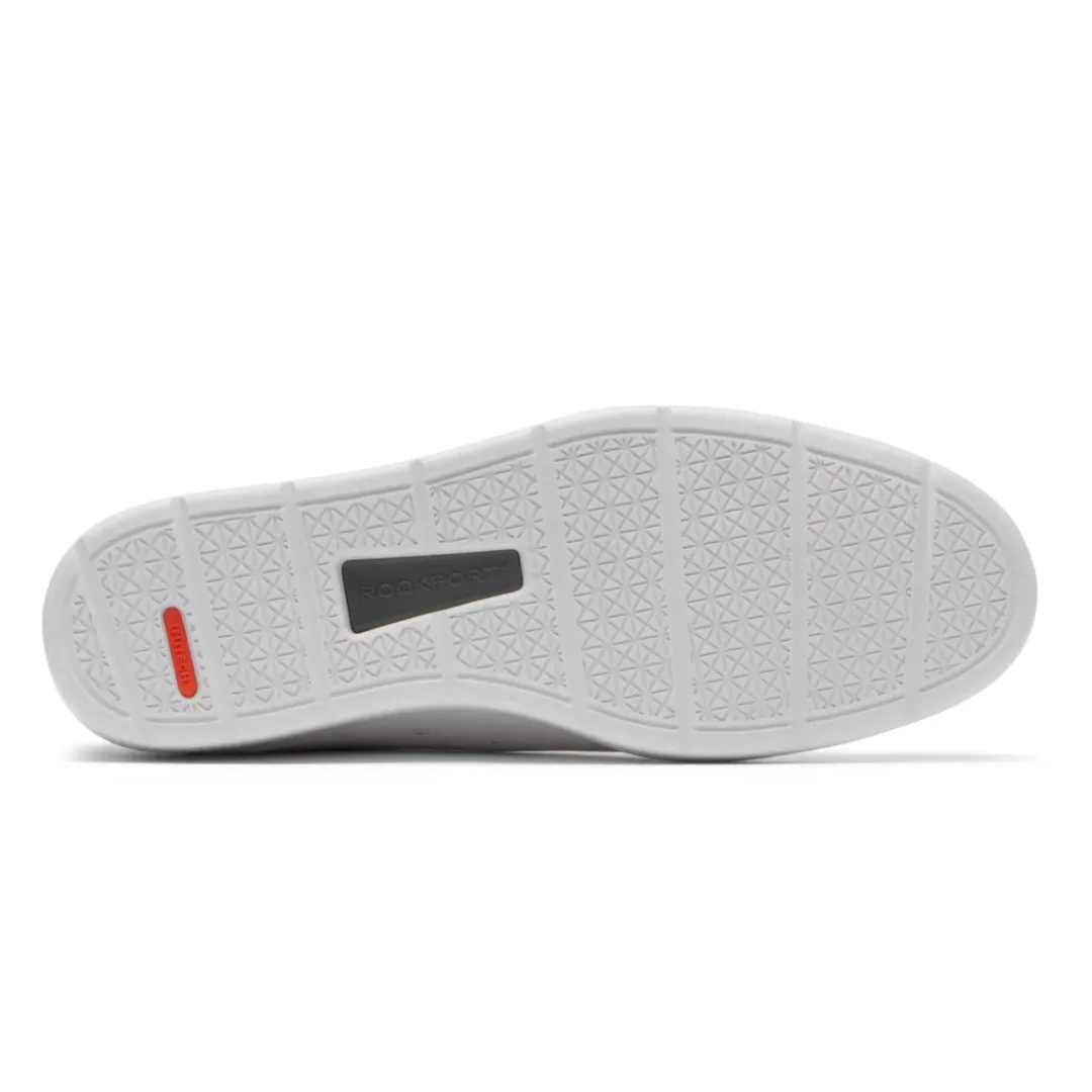 Outlet Rockport Men'S Total Motion Court T-Toe Ubal Sneaker White
