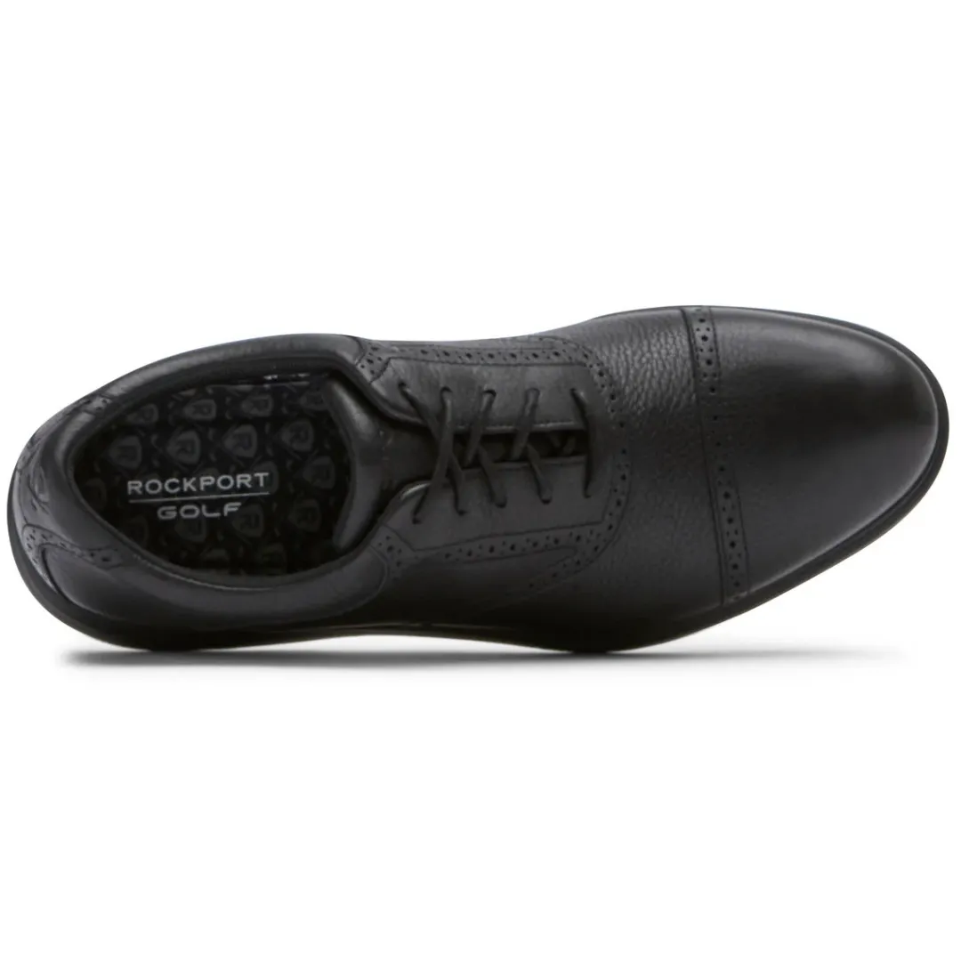 Outlet Rockport Men'S Total Motion Links Golf Shoe Black