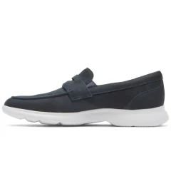 New Rockport Men'S Truflex Dressports Penny Loafer New Dress Blues