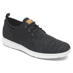 Discount Rockport Men'S Zaden Plain Toe Oxford Black Nubuck/Mesh