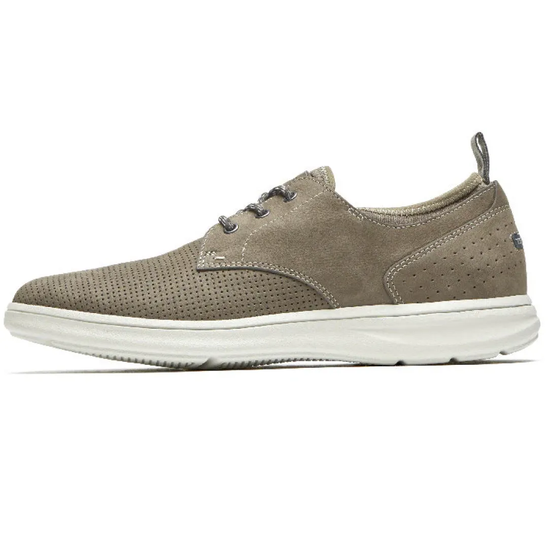 Hot Rockport Men'S Zaden Plain Toe Oxford Breen Perforated Nub