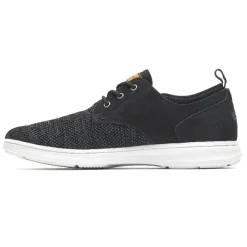 New Rockport Men'S Zaden Plain Toe Oxford Black Nubuck/Mesh