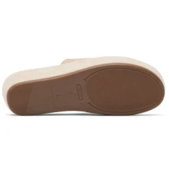 New Rockport Women'S Aubriella Slide Neutral Beige