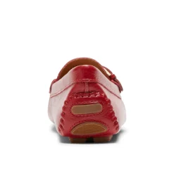 Clearance Rockport Women'S Bayview Buckle Loafer Scarlet Lthr