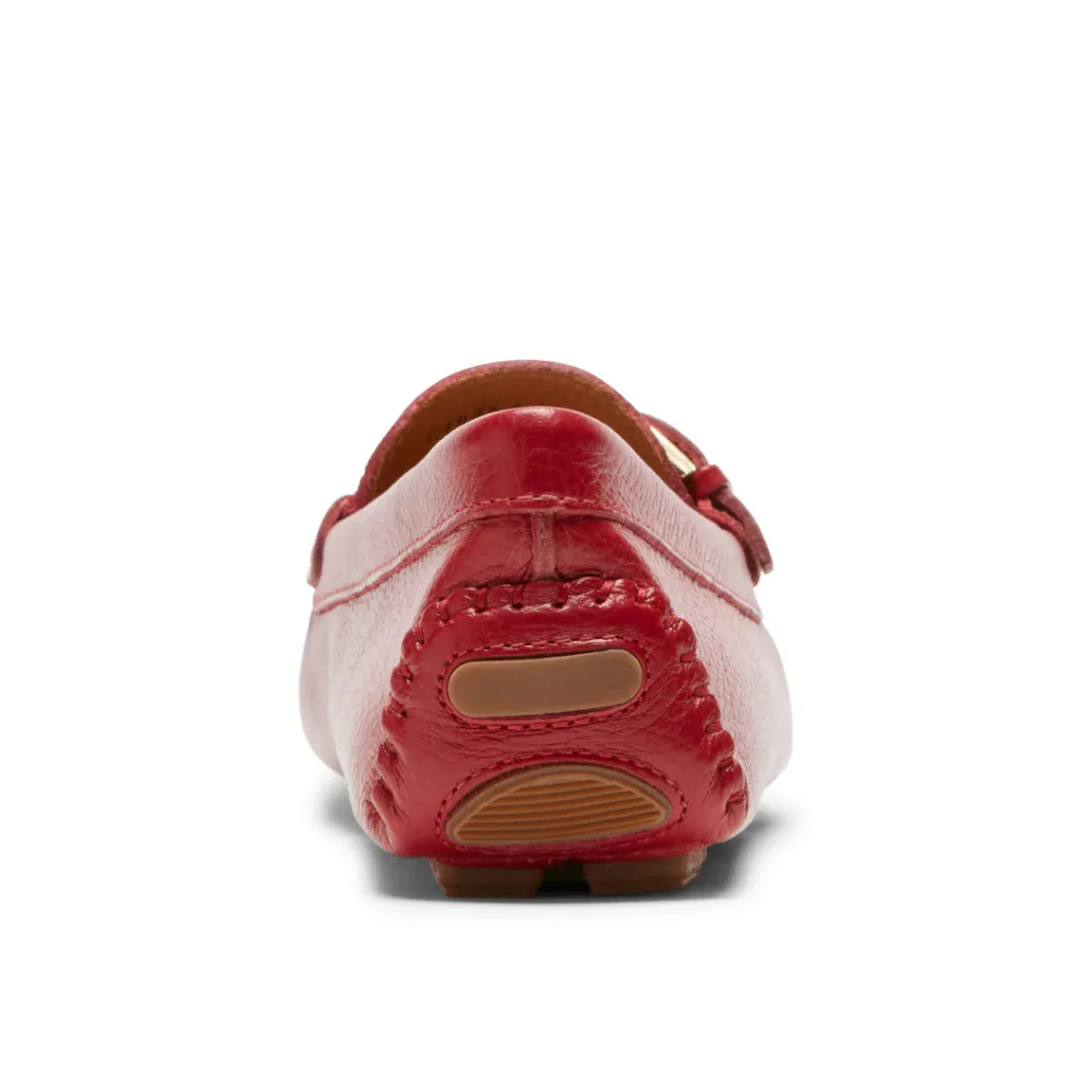 Clearance Rockport Women'S Bayview Buckle Loafer Scarlet Lthr