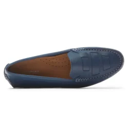 Discount Rockport Women'S Bayview Woven Loafer Bluestone