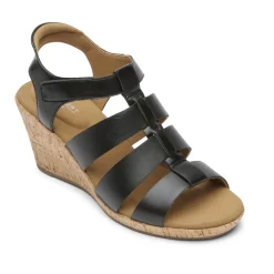 Sale Rockport Women'S Briah New Gladiator Sandal Black