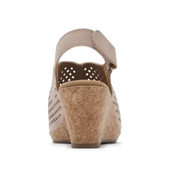New Rockport Women'S Briah Perforated Slingback Sandal Farro