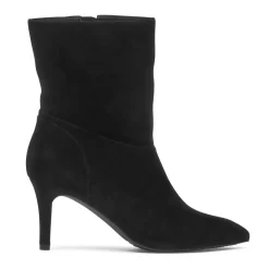Online Rockport Women'S Chalina Boot Black Kid Suede