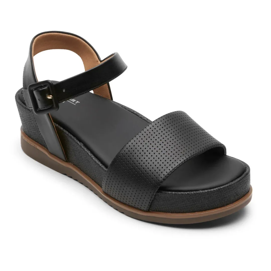 Clearance Rockport Women'S Delanie Sandal Black