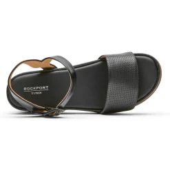 Clearance Rockport Women'S Delanie Sandal Black