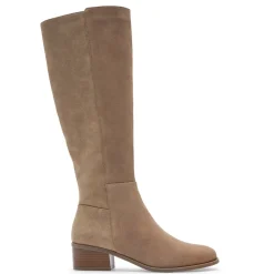 Sale Rockport Women'S Evalyn Tall Boot Ash Brown Suede
