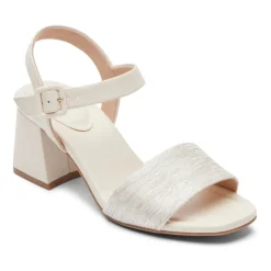 Discount Rockport Women'S Farrah 2-Strap Heel Vanilla