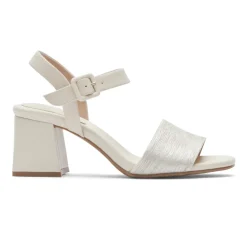 Discount Rockport Women'S Farrah 2-Strap Heel Vanilla
