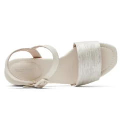 Discount Rockport Women'S Farrah 2-Strap Heel Vanilla