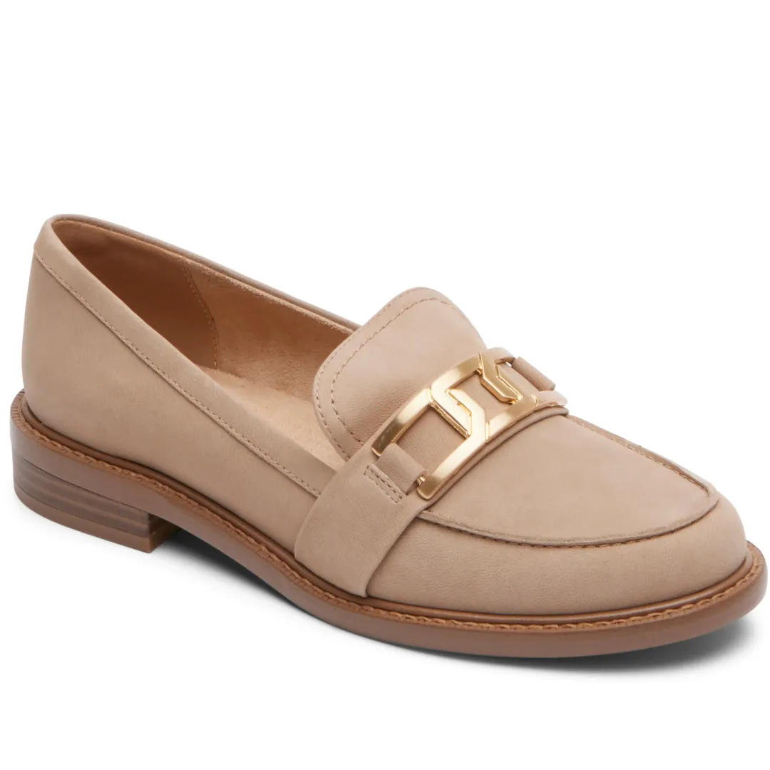Discount Rockport Women'S Harleen Loafer Mocha Taupe Nubuck