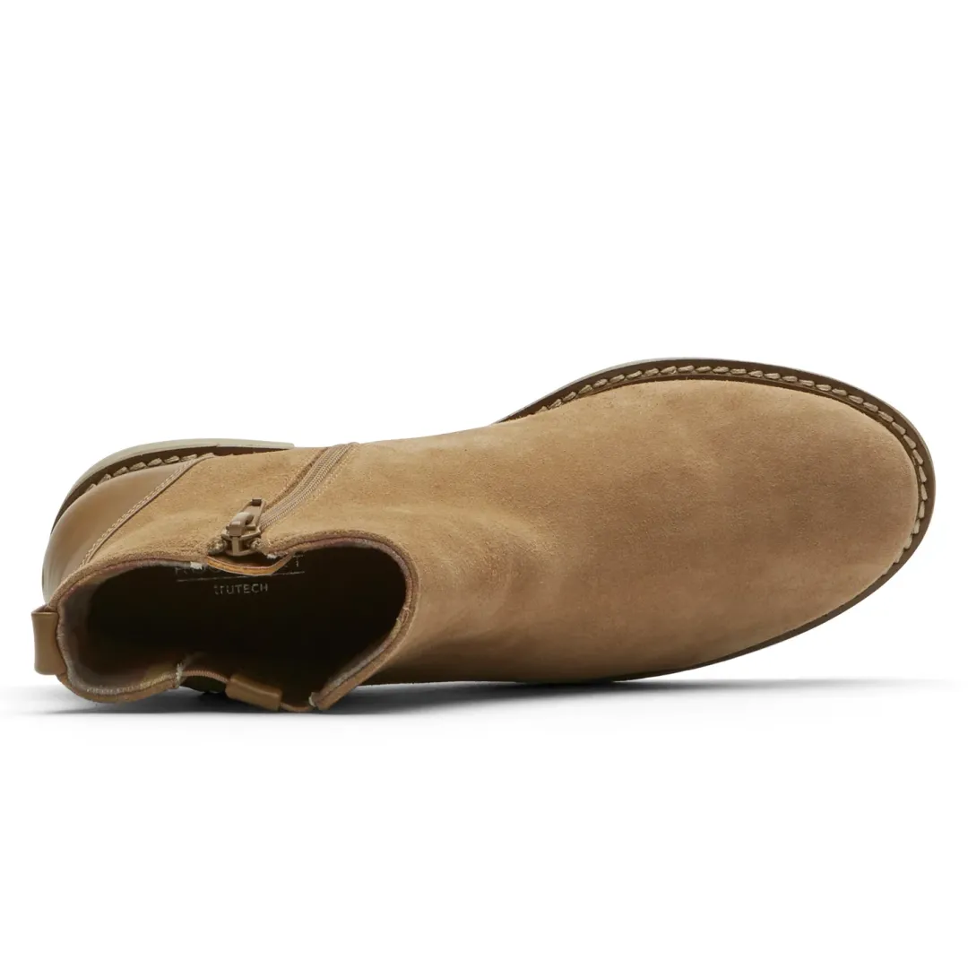 Sale Rockport Women'S Kacey Bootie Mocha Latte Suede
