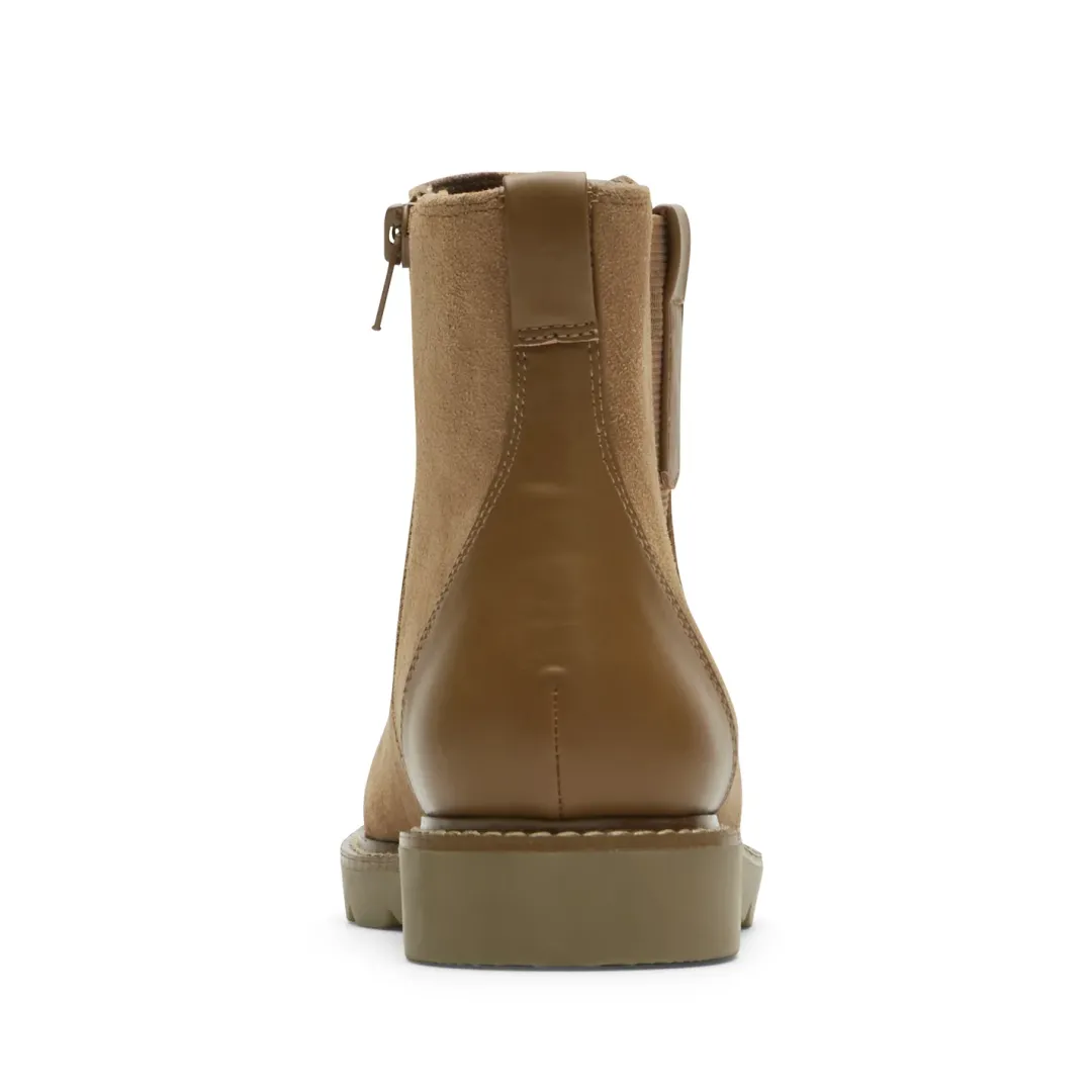 Sale Rockport Women'S Kacey Bootie Mocha Latte Suede