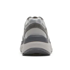 Sale Rockport Women'S Prowalker Eco Sneaker Grey Suede/Textile Eco