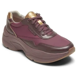 Hot Rockport Women'S Prowalker Next Sneaker Tawny Port Lthr/Textile
