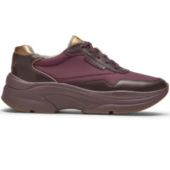 Hot Rockport Women'S Prowalker Next Sneaker Tawny Port Lthr/Textile