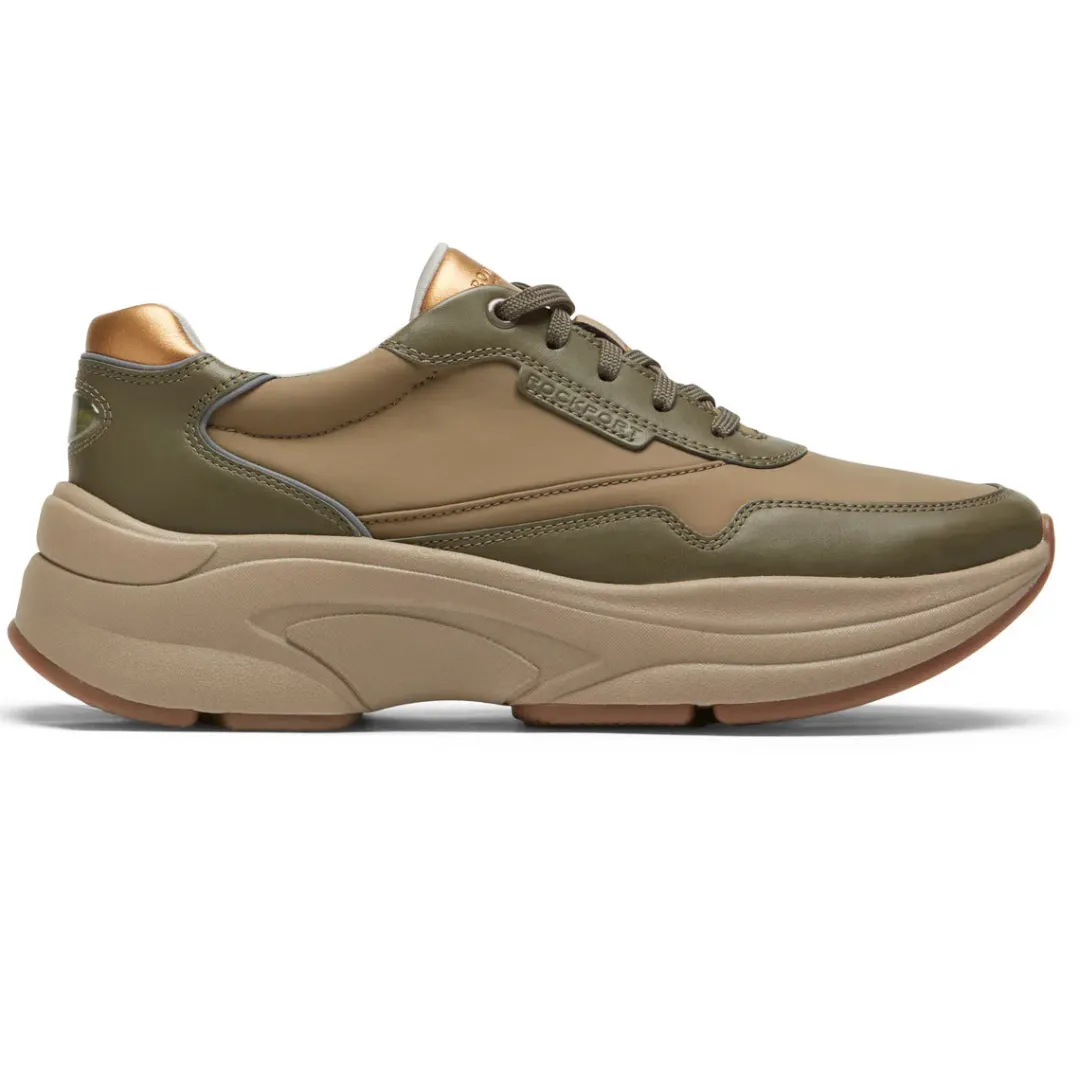 Discount Rockport Women'S Prowalker Next Sneaker Forest Lthr/Textile