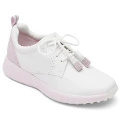 Discount Rockport Women'S Prowalker Trustride Tassel Golf Shoe White/Pink