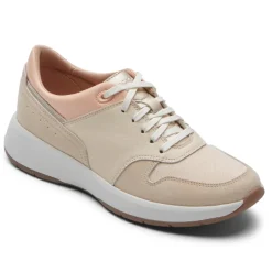 Hot Rockport Women'S Prowalker Trustride Ii Sneaker Vanilla Combo Eco