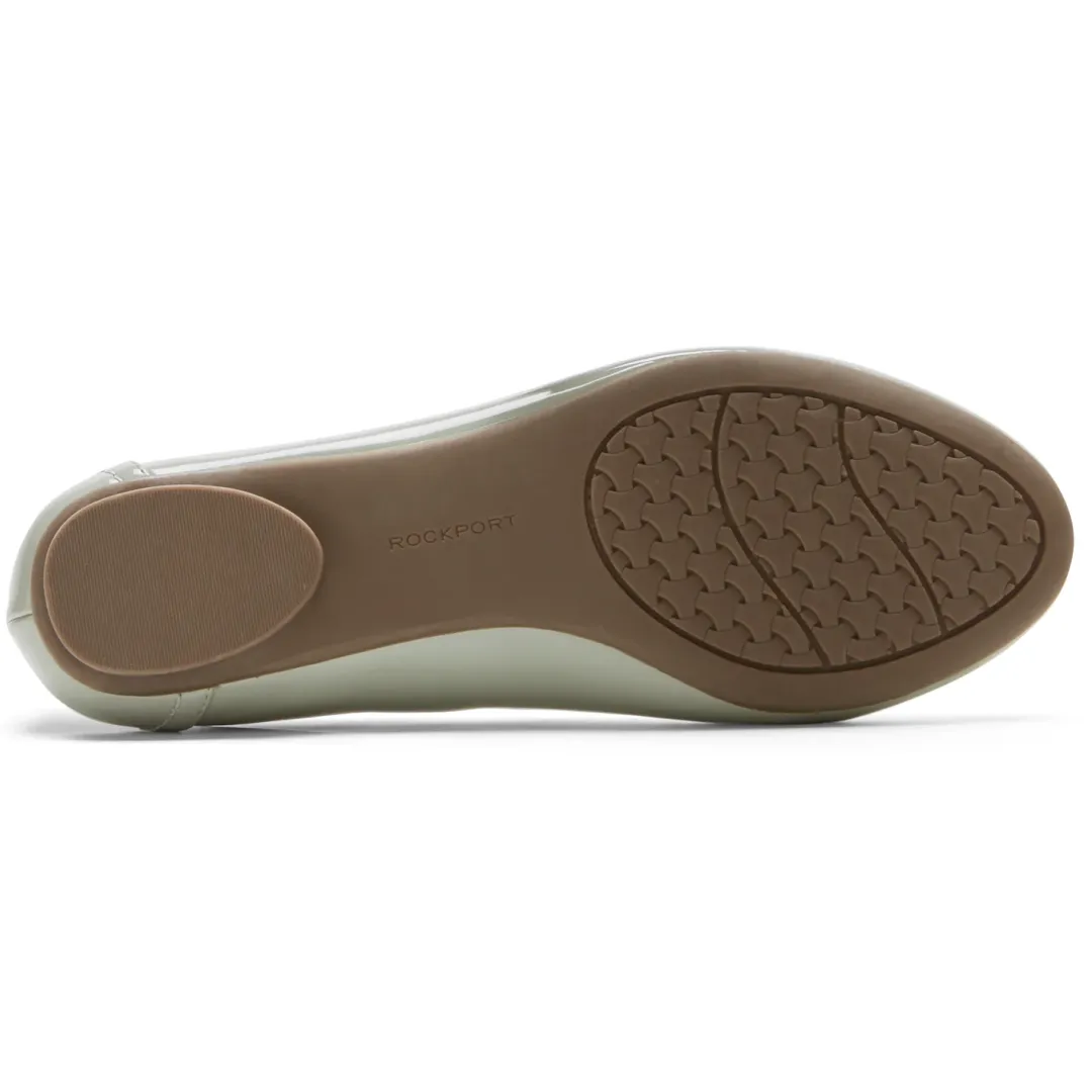 Best Rockport Women'S Reagan Ballet Flat Jade Patent Synthetic