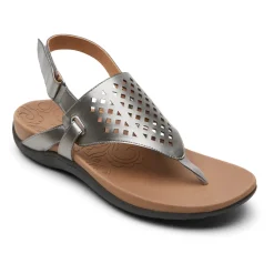 Sale Rockport Women'S Ridge Thong Pewter