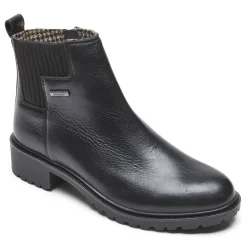 Best Rockport Women'S Ryleigh Waterproof Chelsea Boot Black Lthr Wp