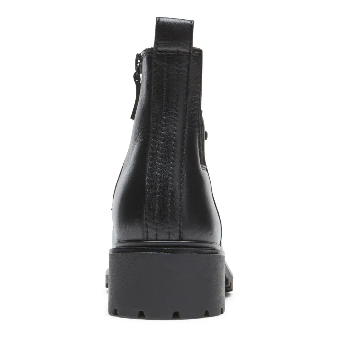 Best Rockport Women'S Ryleigh Waterproof Chelsea Boot Black Lthr Wp