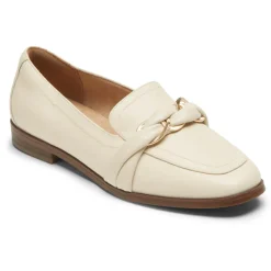 Best Rockport Women'S Susana Woven Chain Loafer Vanilla Lthr